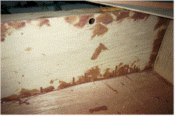 Dagger-board box Drain Hole