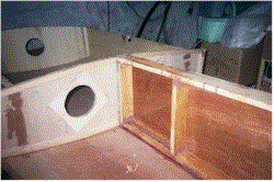 Separate dagger-board chamber