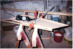 Attaching the stringers to both sides