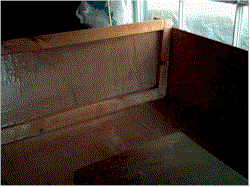Skiff Mark 2 - Inside of transom