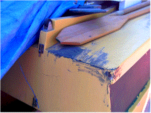 Plywood delamination
